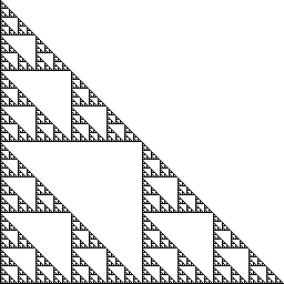 Graphical sierpinski triangle (Unknown).bas